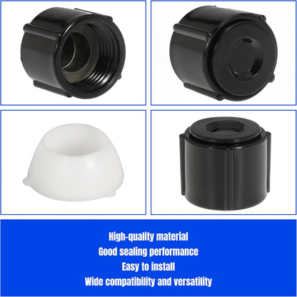 Low Point Drain Caps and Seals for RVs Campers Trailers 1/2 Inch RV Hot and Cold Water Lines 1/2″ (Set of 2)