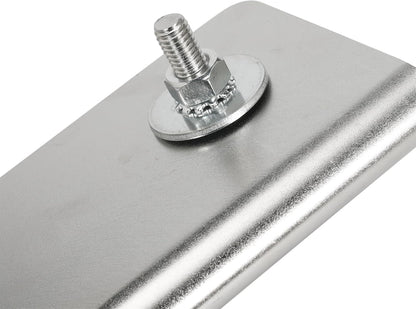 Stainless Steel Mud Flap Clamps Bracket for Semi Trucks, 1/4" - 1/2" Mud Flap Hanger Rubber Mudflaps for Protection and to Secure Mud Flaps, Replace 8591100