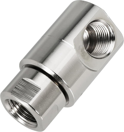 ½ Inch FXF Hose Reel Swivel Heavy Duty with Grease Zerk Fitting for Home and Industrial Steel Swivel Joint Hose Reel Fitting Replace 9SS8MP50XFP50-Ni-AL