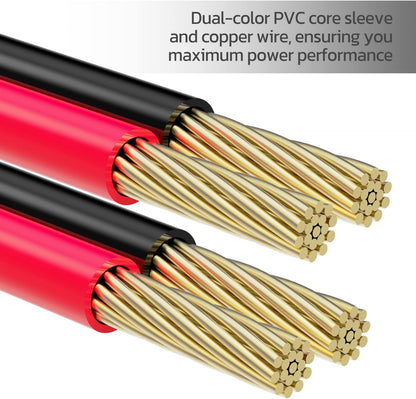 10AWG SAE Extension Cable 10 Gauge SAE to SAE Extension Cord with Two Prong Connectors for Solar RV Automotive (6FT)