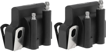 Outboard Ignition Coil Fit for Johnson Replace For 582508 18-5179 183-2508 For Evinrude 4HP to 300HP 60hp 70 hp 90 hp 100hp 115hp 125hp 140hp 200 hp 225hp (Black-2 Pack)