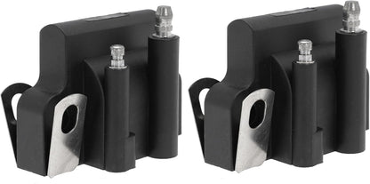 Outboard Ignition Coil Fit for Johnson Replace For 582508 18-5179 183-2508 For Evinrude 4HP to 300HP 60hp 70 hp 90 hp 100hp 115hp 125hp 140hp 200 hp 225hp (Black-2 Pack)