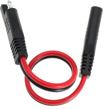 14 AWG SAE to SAE Extension Cable 14 Gauge 2-Pin SAE Connector Extension Cord with Dual Head Plug for Solar Panel Automotive Car Motorcycle 10in