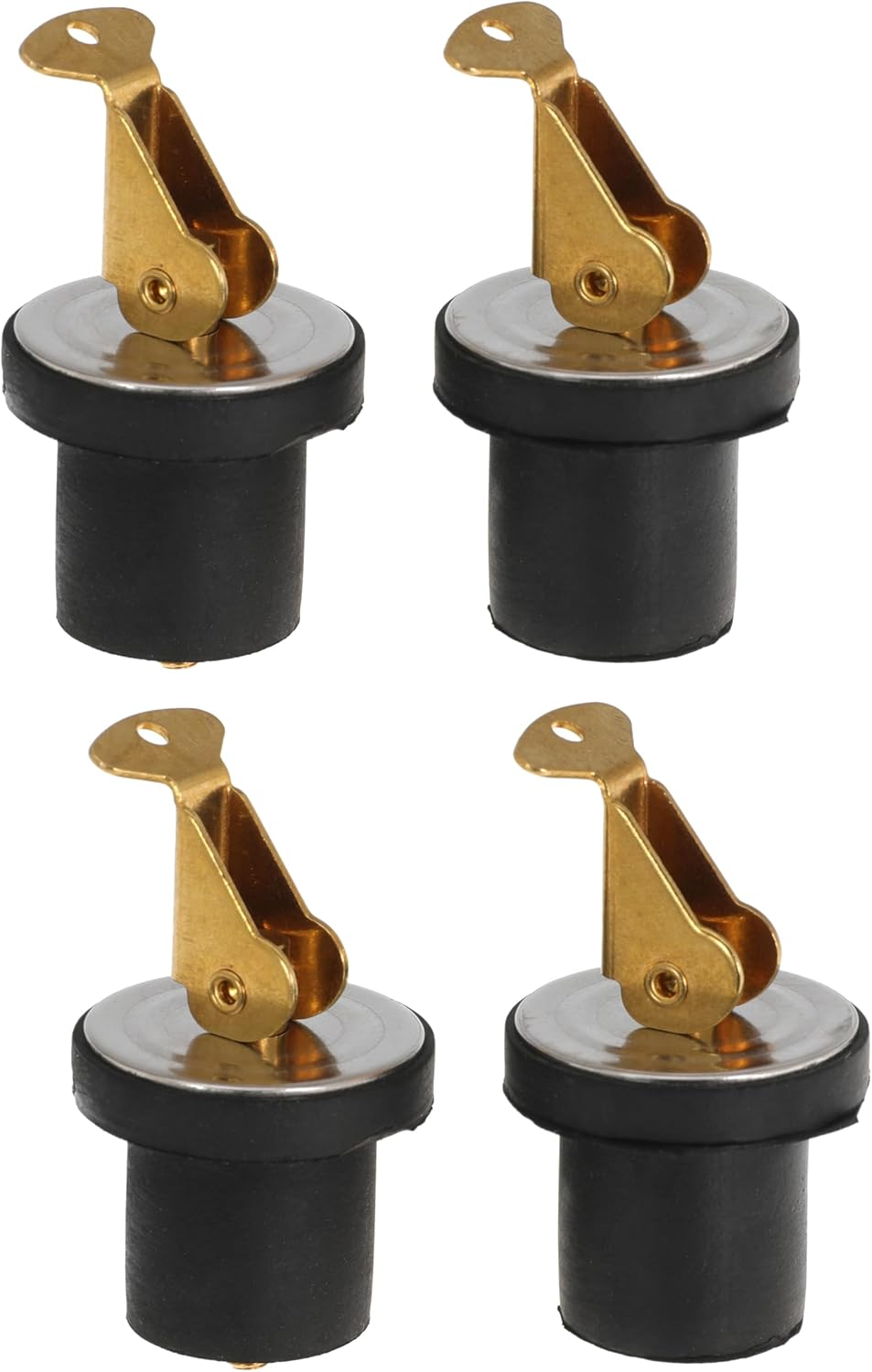 Boat Drain Plug Brass Boat Plug Snap Rubber Plugs Deck Plug for Boat Marine Twist Accessories