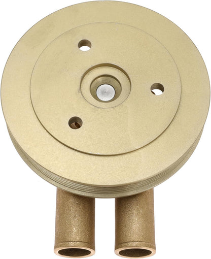 21214599 5.7 Crank Mounted Sea Water Pump for Volvo Penta Engines 4.3 5.0 5.7 Replaces 21214599 3862482 3812693 with Serpentine Belt Pulley