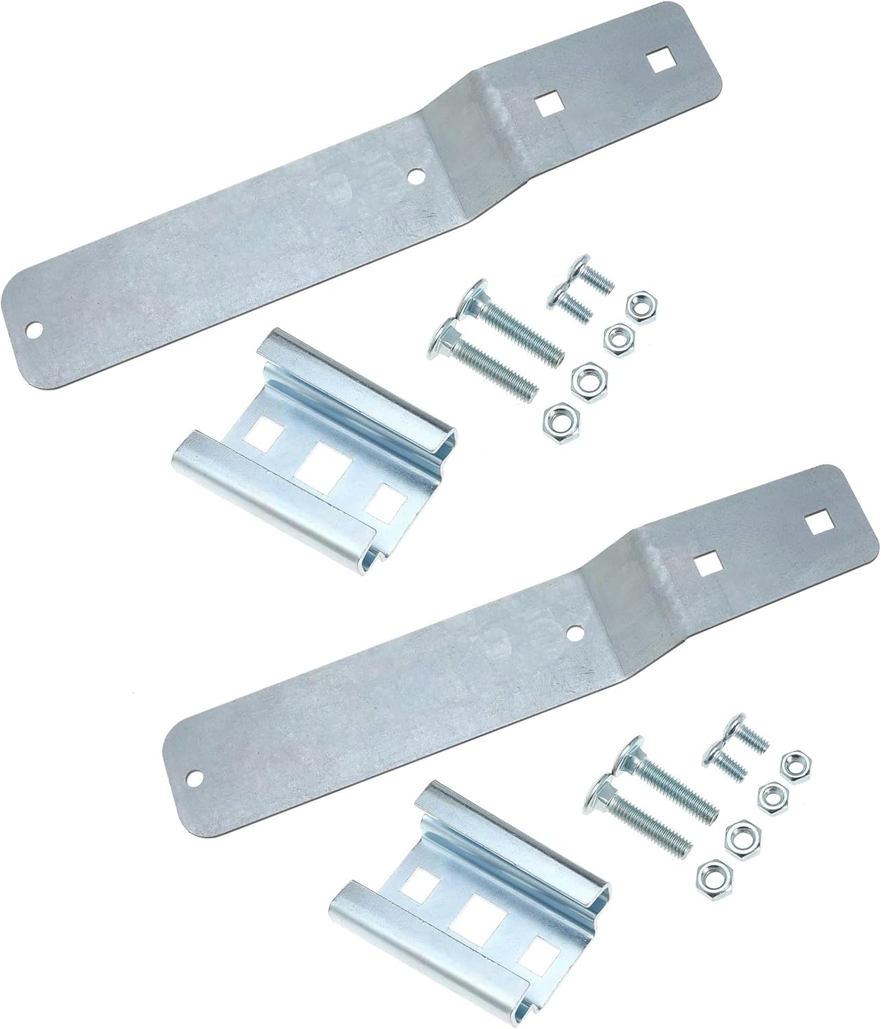 2Pack Slow Moving Vehicle Triangle Sign Mounting Kit for Golf Cart Includes 1 Tractor Bracket 1 Street Sign Bracket 4 Bolts and 4 Nuts
