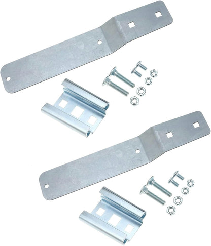 2Pack Slow Moving Vehicle Triangle Sign Mounting Kit for Golf Cart Includes 1 Tractor Bracket 1 Street Sign Bracket 4 Bolts and 4 Nuts