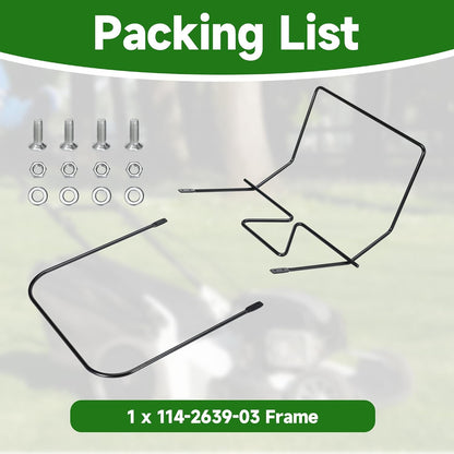 Lawn Mower Bag Frame Grass Catcher Bag Frame for to-ro 22" Recycler Lawn Mower Replace 132-4483-03 114-2639-03