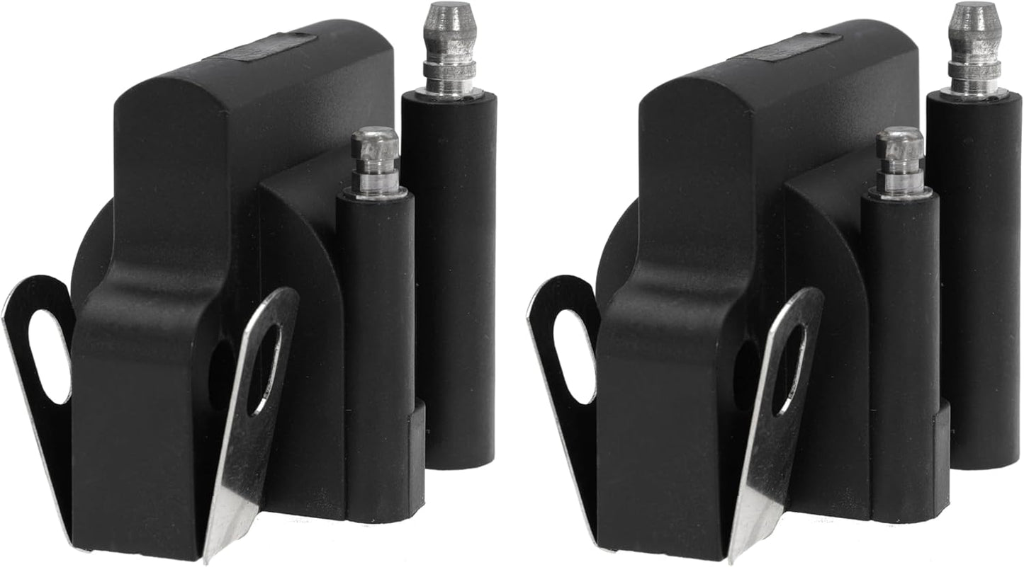 Outboard Ignition Coil Fit for Johnson Replace For 582508 18-5179 183-2508 For Evinrude 4HP to 300HP 60hp 70 hp 90 hp 100hp 115hp 125hp 140hp 200 hp 225hp (Black-2 Pack)