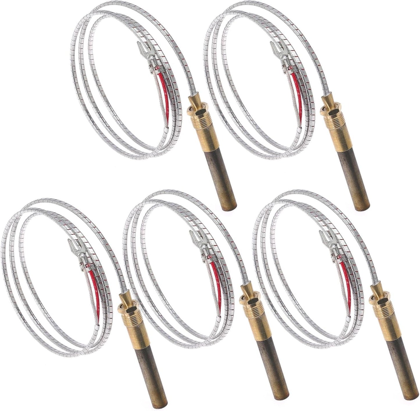 36'' 750mv Thermopile Generators for Fireplace Gas Ovens/Grills/Boilers/Water Heaters Frying Furnace 750℃ Millivolt Thermocouple