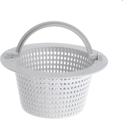 6" Above Ground Pool Skimmer Basket Thru-Wall Strainer Basket Filter Basket with Handle to Clean Leaves and Debris (1)