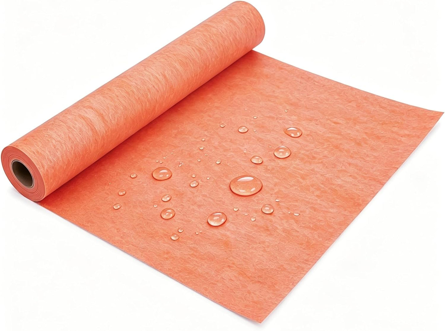 Waterproof Membrane for Shower,5Inch X 98.4Ft Feet Waterproofing Shower Membrane 20mil Thickness Waterproof for Sauna Bathroom Walls Tile Underlayment