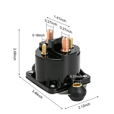 89-817109A2 89-817109A3 89-817109A1 Starter Solenoid for Mercury Marine Outboard 40 50 75 90 120 V135 V150 V175 V200 V225 V250 for Force 40 50 75 90 120 12V Starter Solenoid Relay Switch
