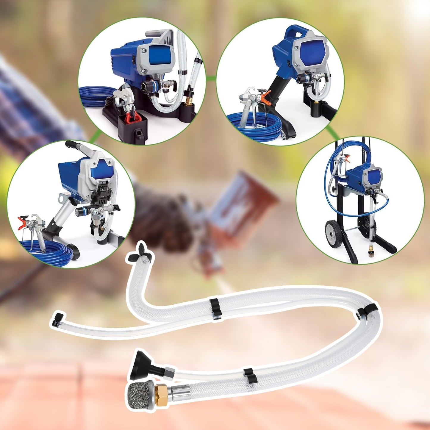 Suction Tube Kit for Graco for Magnum X5 Project Painter Plus X7 ProX17 ProX19 Stand Model Paint Sprayer