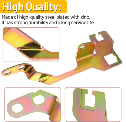 Throttle Transmission Kickdown Cable Bracket and 20-40 Kickdown Stud Kit for TH350 700-R4 and 200-4R Cables for Edelbrock Performer Carburetors for Thunder AVS and All Quadrajet-style Carburetor