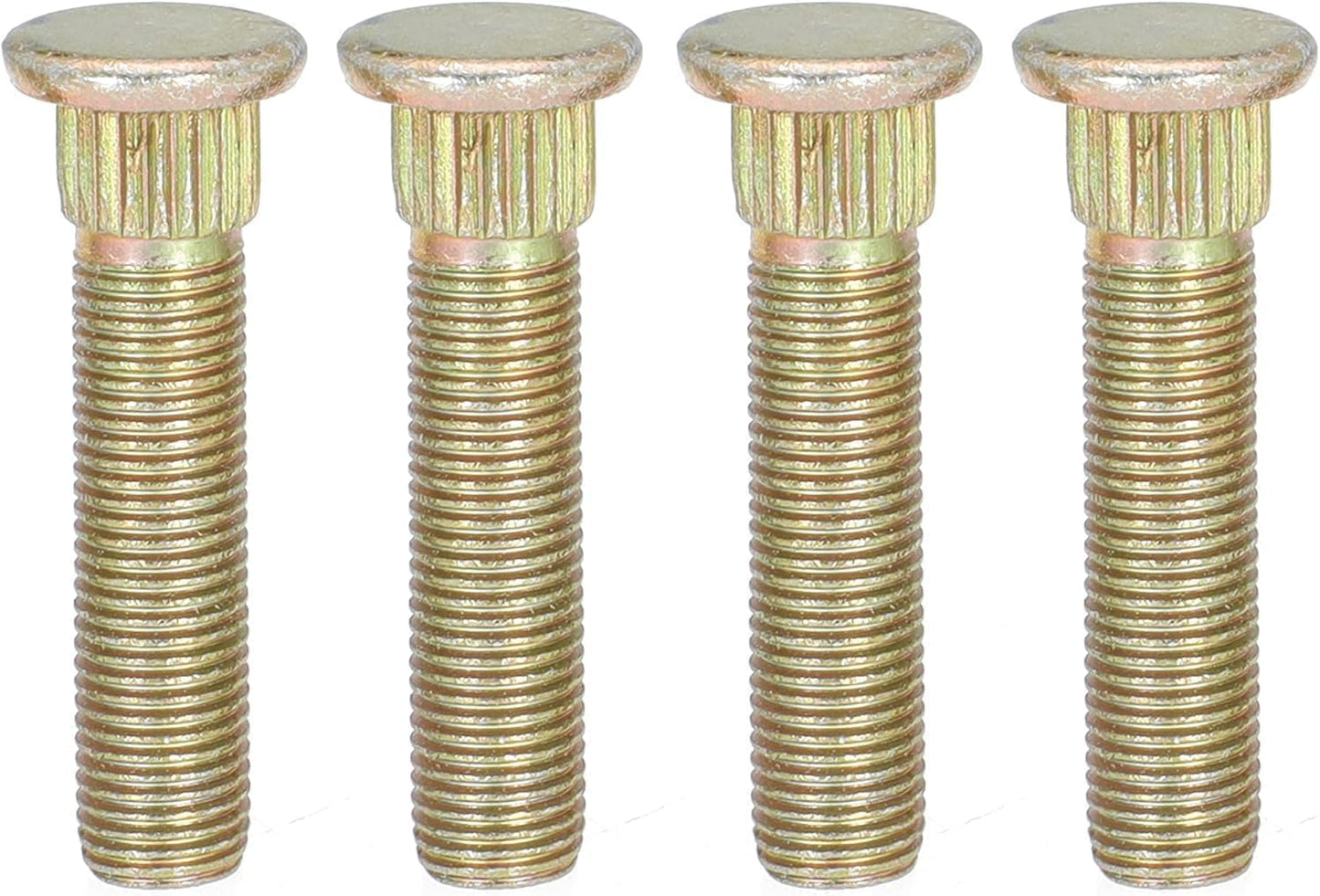 Front Wheel Stud for Polaris for Ranger for Crew for RZR for Sportsman for Trail ACE XP XP4 RZR 4 570 700 800 900 2002-2022 Replace 7517871, 3/8" x 24 Thread x 1-3/4" Long (4PCS)