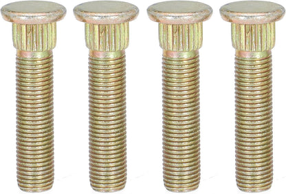 Front Wheel Stud for Polaris for Ranger for Crew for RZR for Sportsman for Trail ACE XP XP4 RZR 4 570 700 800 900 2002-2022 Replace 7517871, 3/8" x 24 Thread x 1-3/4" Long (4PCS)