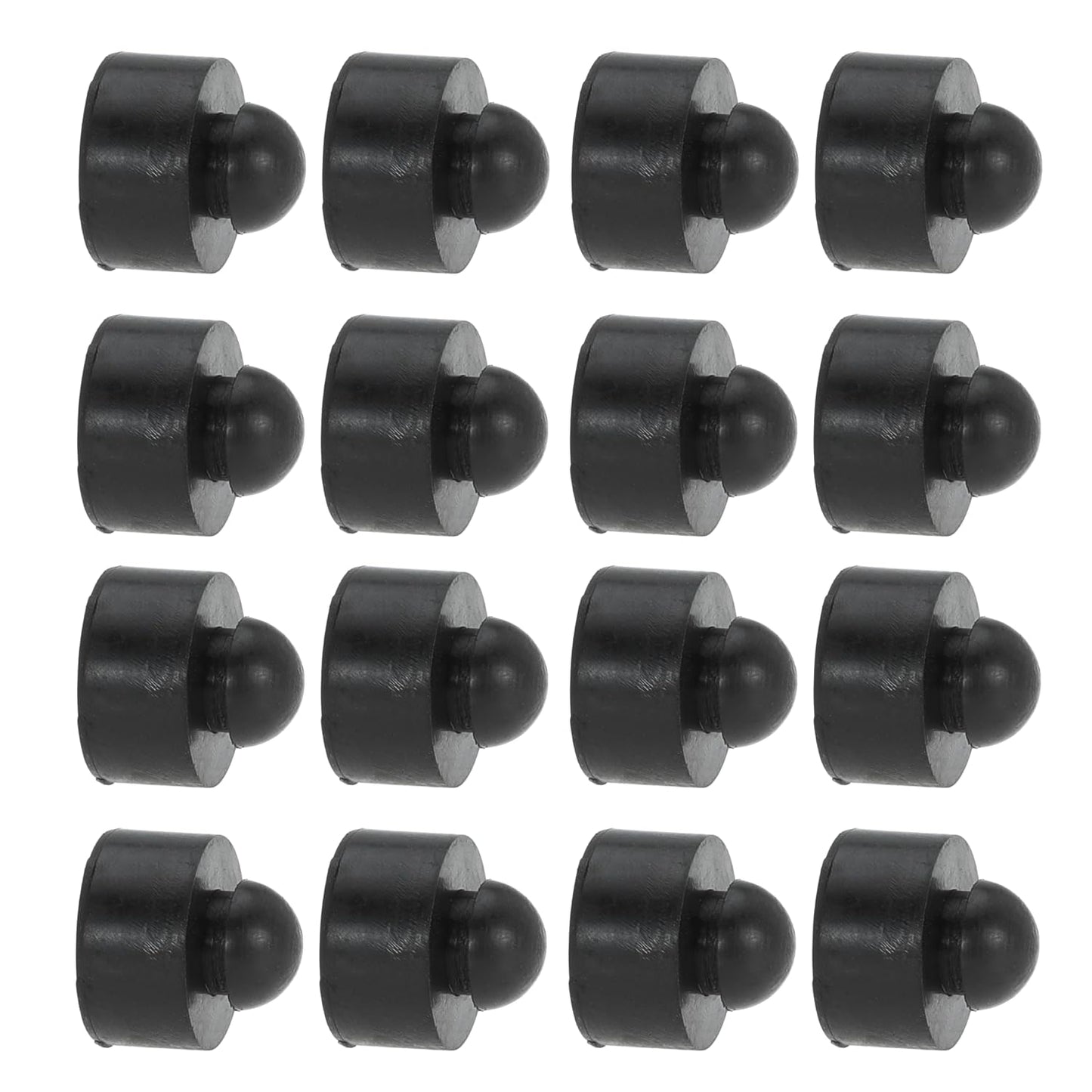 1/4" Push-in Bumper Feet Crock Pot Rubber Bumpers Replacement for Blackstone Grill Griddle Crock Pots 16pcs