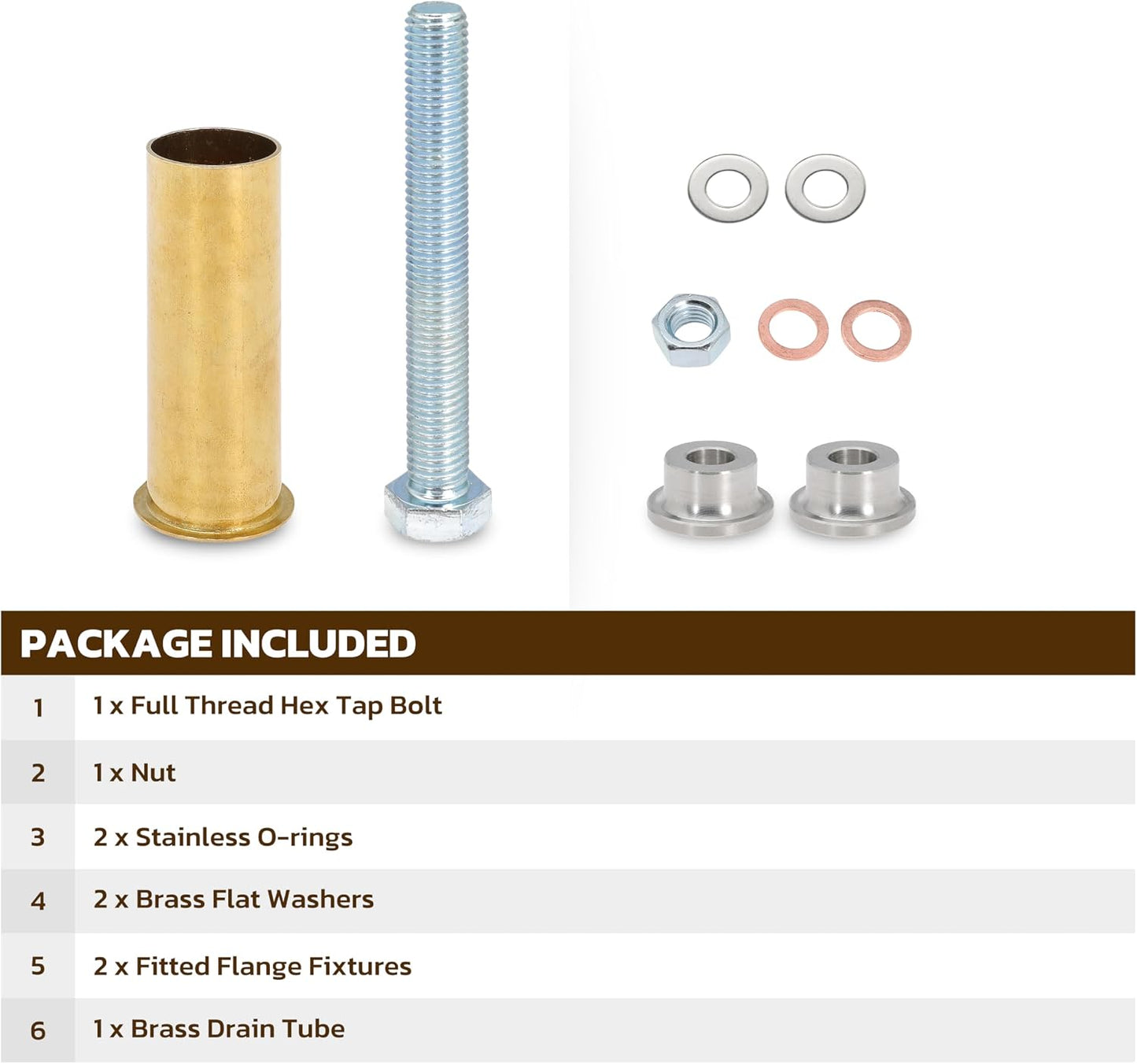 1 inch Drain Tube Flaring Tool, 1" Flanging Tool Kit for Boat Transom with 3 x 1 inches Brass Drain Tube