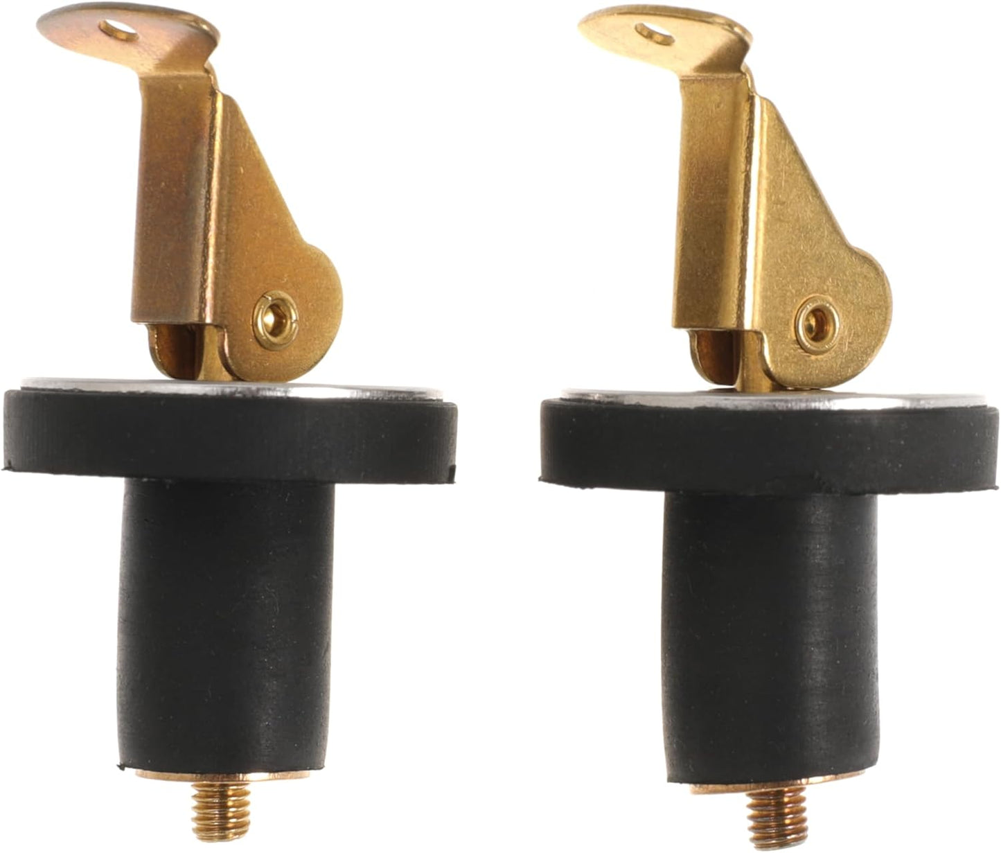Boat Plug 7/8 Inch Brass Boat Drain Plug Snap Handle Plug Deck Plug for Boat Marine (7/8inch-2)