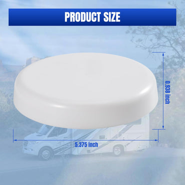 1 Pack RV Roof Mushroom Vent Cap Water Guard Cover for RV Homes Campers Trailers Keystone Motor