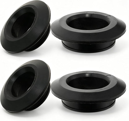 2 Pack 3/4in and 1in Uniseal Flexible Rubber Tank Sealing Adapter Bulkhead Fitting Compression Fittings for PVC Hard Pipe