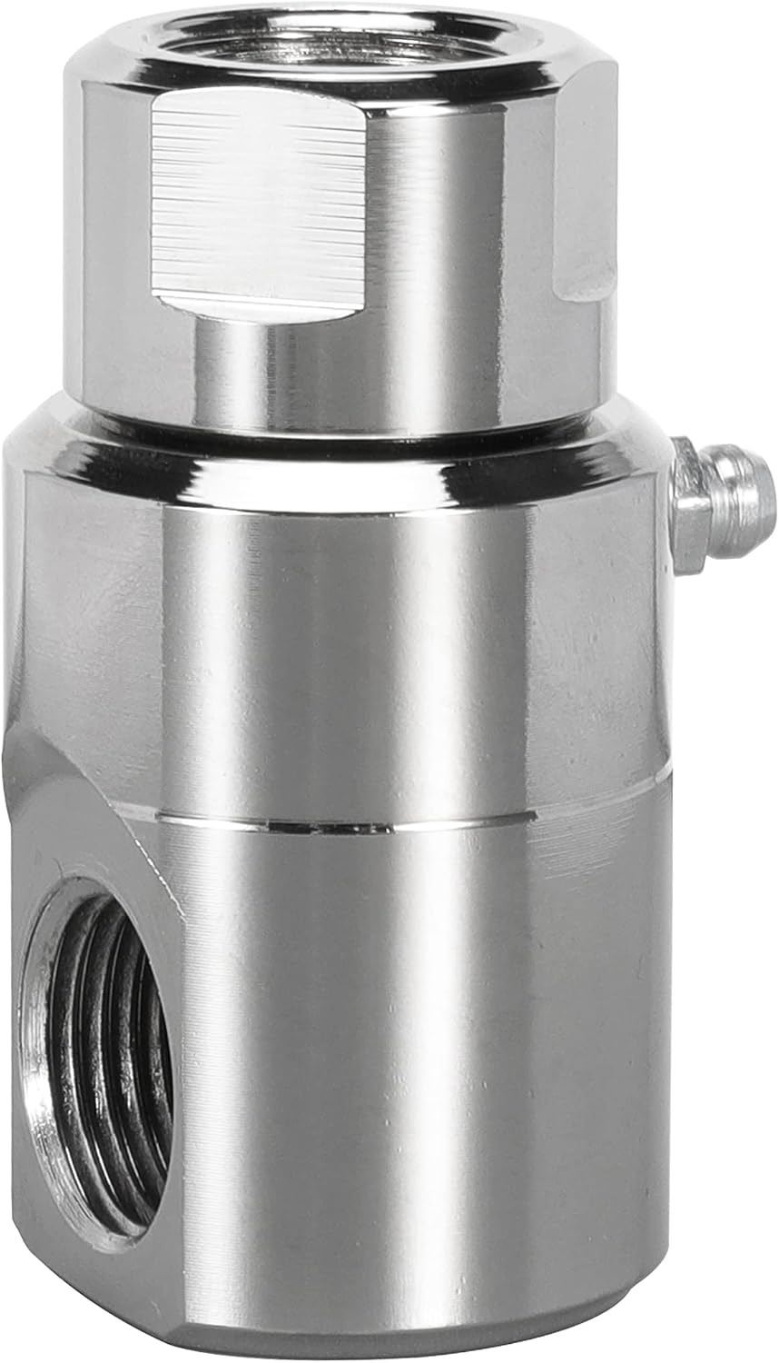 ½ inch ½’’ for FXF Heavy Duty Hose Reel Swivel with Grease for Zerk Fitting Compatible with Home and Industrial Steel Hose Reel, for Super Swivel
