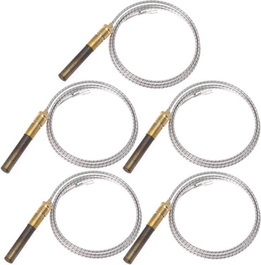 24'' 750mv Thermopile Generators for Fireplace Gas Ovens/Grills/Boilers/Water Heaters Frying Furnace 750℃ Millivolt Thermocouple