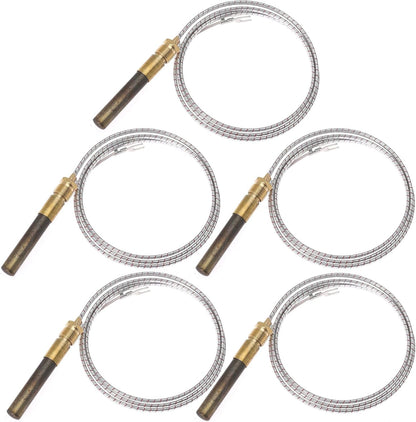 24'' 750mv Thermopile Generators for Fireplace Gas Ovens/Grills/Boilers/Water Heaters Frying Furnace 750℃ Millivolt Thermocouple