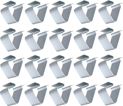 RV Window Screen Clips Stainless Steel Spring Bail Retainer Clips for RV Windows, Doors, Garage, and Patio Screens, 20PCS