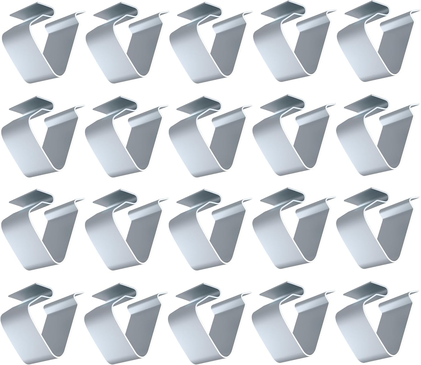 RV Window Screen Clips Stainless Steel Spring Bail Retainer Clips for RV Windows, Doors, Garage, and Patio Screens (10PCS)