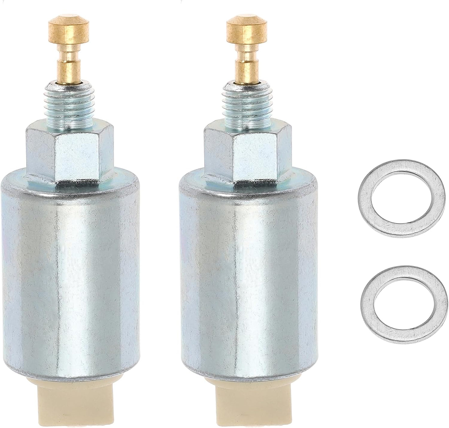Carburetor Fuel Solenoid Replace 499161 498231 496592 695423 699915 699916 699878 794572 796109 799728 Carb Solenoid For Craftsman For John Deere Lawn Mower (Solenoid-0699-2)