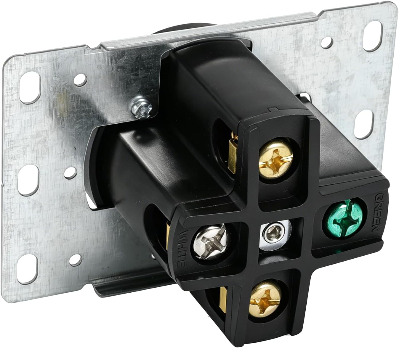 Straight Blade Device Receptacle for NEMA 14-50R 50 Amp EV Charging Receptacle for Electric Vehicles RVs 125/250 Volts