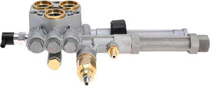 Complete Pressure Washer Pump Head Replace AR43361 for SRMW2.3G28 Pump | Replace 43361,For SRMW2.4G28 Pumps, For Annovi Reverberi, For Toro, For Troy Bilt, With Unloader and Relief Valve