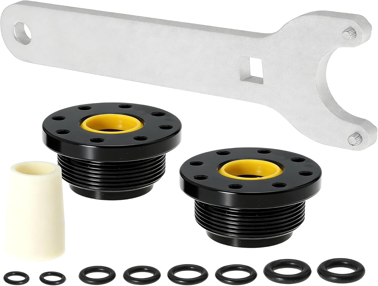 Seal Kit Replace HS5157 HC5340 HC5341 HC5342 HC5343 HC5344 HC5345 HC5346 HC5347 HC5348 HC5358 HC5365 For SeaStar Front Mount Hydraulic Steering Cylinders with Wrench