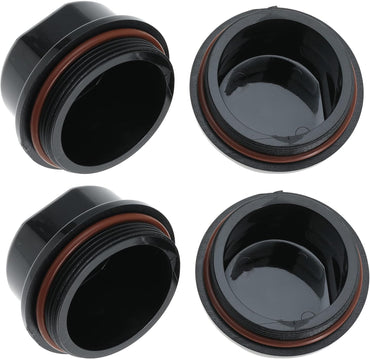 Trailer Bearing Hub Cap for Ranger Trail, for Trailer Boat, Nitro, E-Z, and for Vortex 81143 48355V Replace K71-G01-73, 21-261,Black(4)