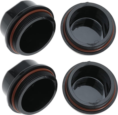 Trailer Bearing Hub Cap for Ranger Trail, for Trailer Boat, Nitro, E-Z, and for Vortex 81143 48355V Replace K71-G01-73, 21-261,Black(4)