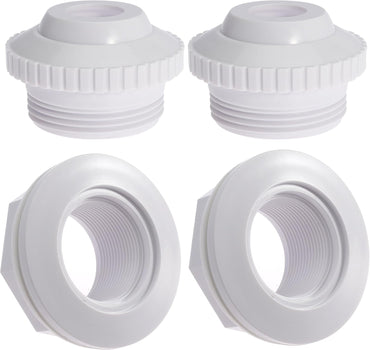 1.5" Inlet Return Fitting with Locknut Gasket Replace SP1023 with Directional Flow Inlet Fitting Replace SP1419D for Hayward Above Ground Pool Accessories