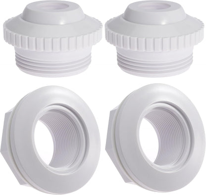 1.5" Inlet Return Fitting with Locknut Gasket Replace SP1023 with Directional Flow Inlet Fitting Replace SP1419D for Hayward Above Ground Pool Accessories