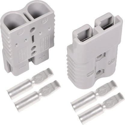 175A 600V Battery Quick Connect Disconnect Connectors with 1/0 AWG Cable Plugs 2pack