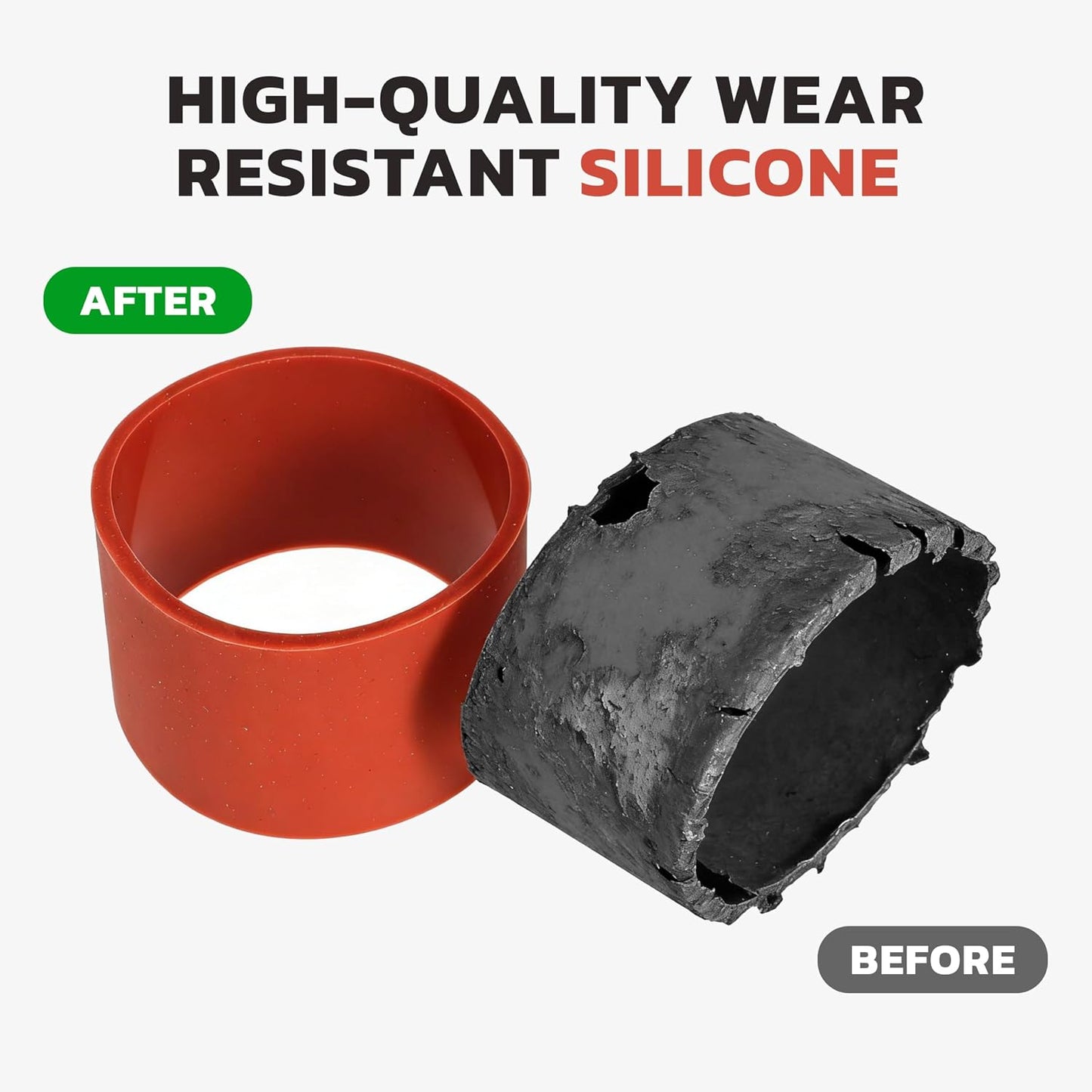 Silicone Drain Line Sleeve Gasket for Pitco Fryers Replace 60059302-High Temperature Resistance