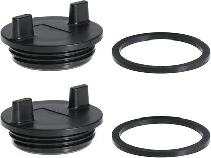Fuel Deck Fill Cap Replaces 0126DP0BLK for Perko 1313 and 1314 Series for Seachoice 32011 for Ranger Brass Non-Locking Cap 2 Pcs