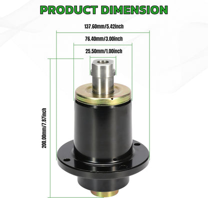 Mower Deck Spindle Assembly, Wheel Beariing Spindle for Bad Boy Maverick CZT ZT Elite, for Pup Lighting Series 48" 50" 52" 60" 72" Replace 037-6015-50, 037 6015 00 (Pack of 3)