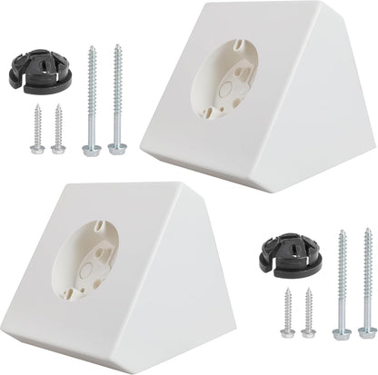 Ceiling Fan Light Fixture Mounting Box Fan Mounting Bracket FB900 Ceiling Fan Angle Mount for Cathedral Ceiling Angles of 80°and Up with Metal Bracket