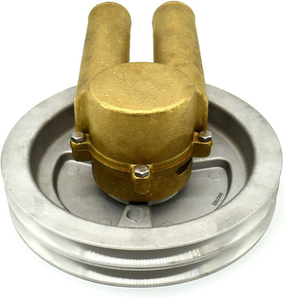 21214596 Sea Water Pump Compatible with Volvo Penta Belt Pulley 4.3 5.0 5.7 Engines Replace 21214596 3858229