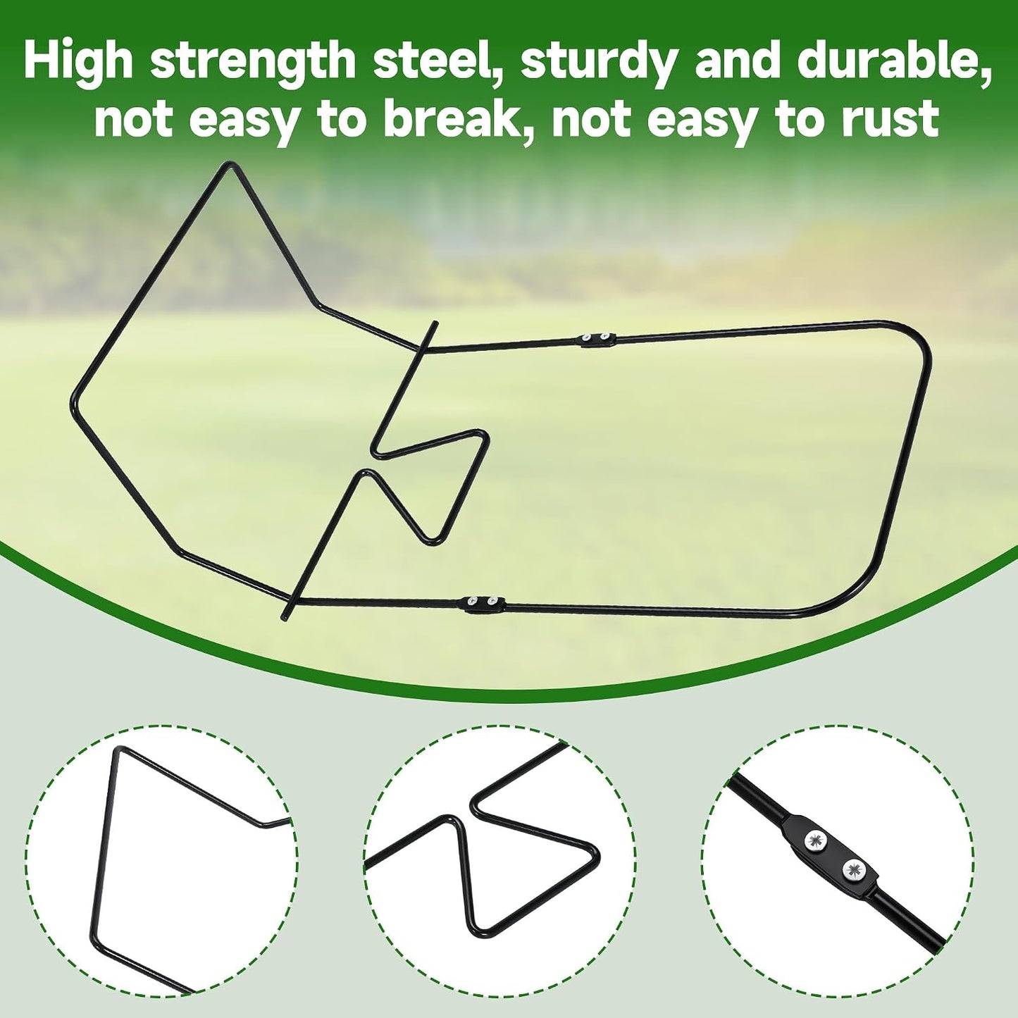 Lawn Mower Bag Frame Grass Catcher Bag Frame for to-ro 22" Recycler Lawn Mower Replace 132-4483-03 114-2639-03