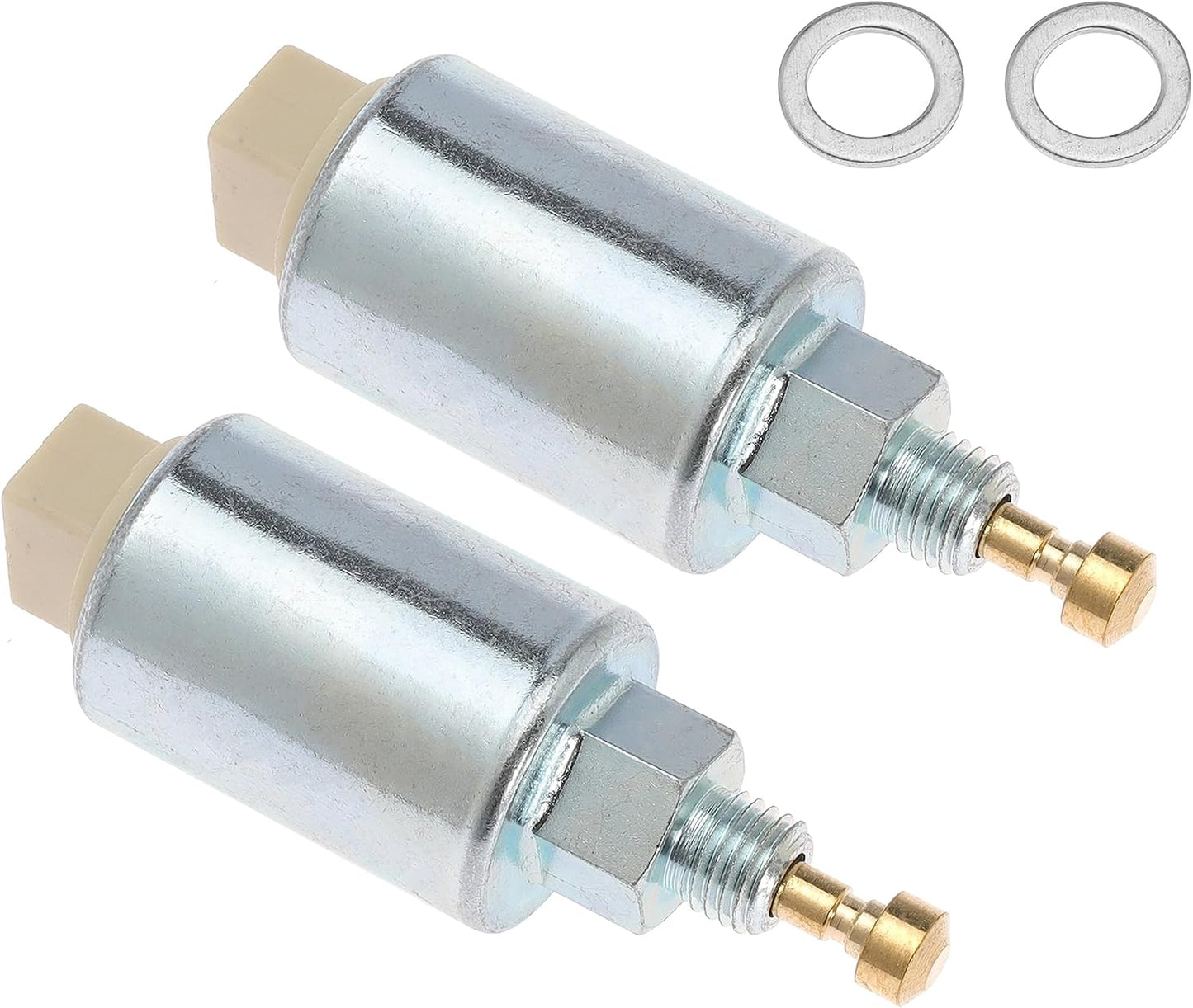 Carburetor Fuel Solenoid Replace 499161 498231 496592 695423 699915 699916 699878 794572 796109 799728 Carb Solenoid For Craftsman For John Deere Lawn Mower (Solenoid-0699-2)