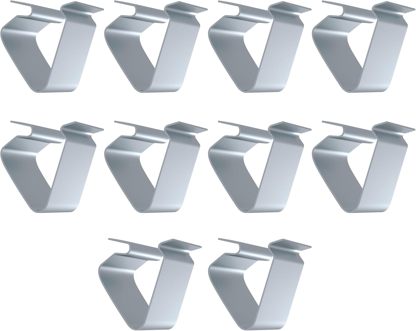 RV Window Screen Clips Stainless Steel Spring Bail Retainer Clips for RV Windows, Doors, Garage, and Patio Screens (10PCS)