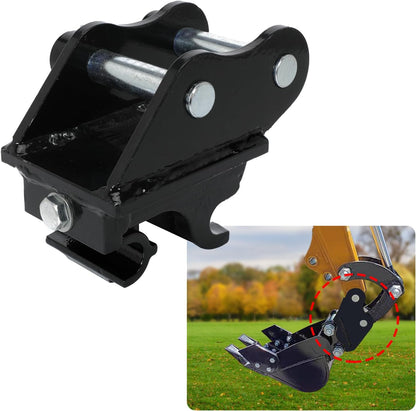 Mini Excavator Attachments, Mechanical Quick Change Hitch for Small Digger Quick Coupler Fit Most of up to 3 tons Excavators