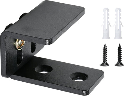 U Shape Barn Door Floor Guide Fit Wall Mount System (1PCS) | Fit Distance, Floor, wall Mount, Window and Cabinet, Countersunk Holes